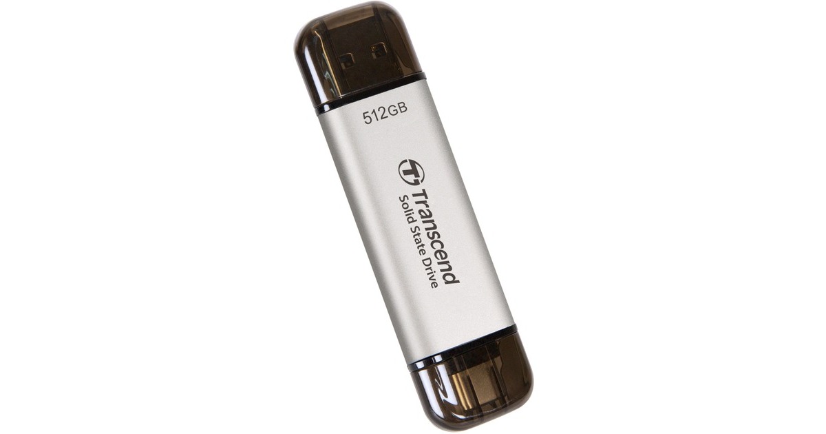 Transcend ESD310 512 GB, Externe SSD(silber) Transcend ESD310 512 GB, Externe SSD(silber)