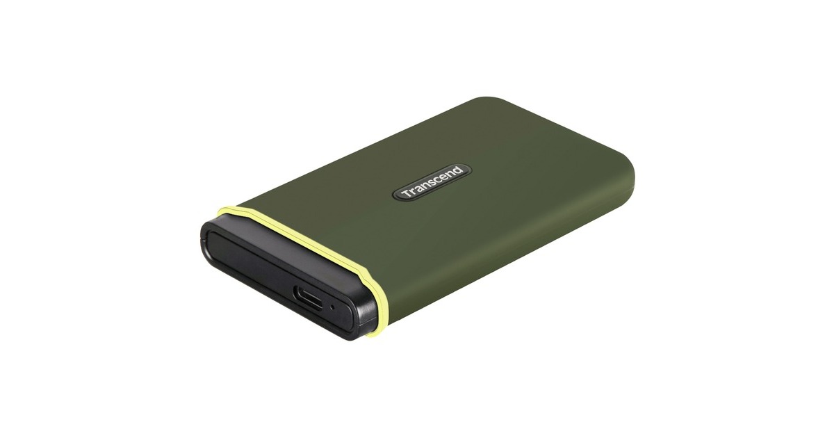 Transcend ESD380C 4 TB, Externe SSD(olivgrün, USB-C 3.2 Gen 2 (10 Gbit/s))
