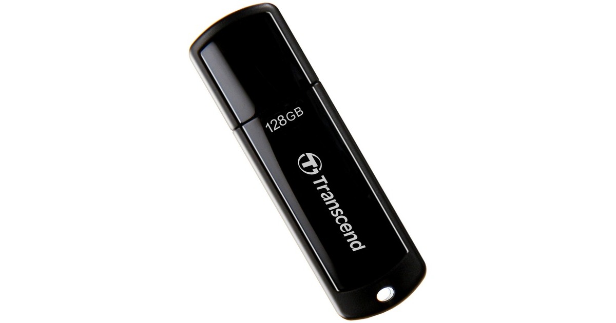 Transcend JetFlash 700 128 GB, USB-Stick(schwarz, USB-A 3.2 Gen1)
