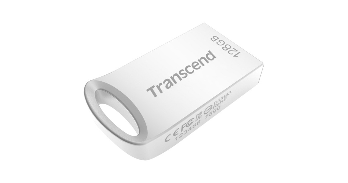 Transcend JetFlash 710S 128 GB, USB-Stick(silber, USB-A 3.2 Gen 1)
