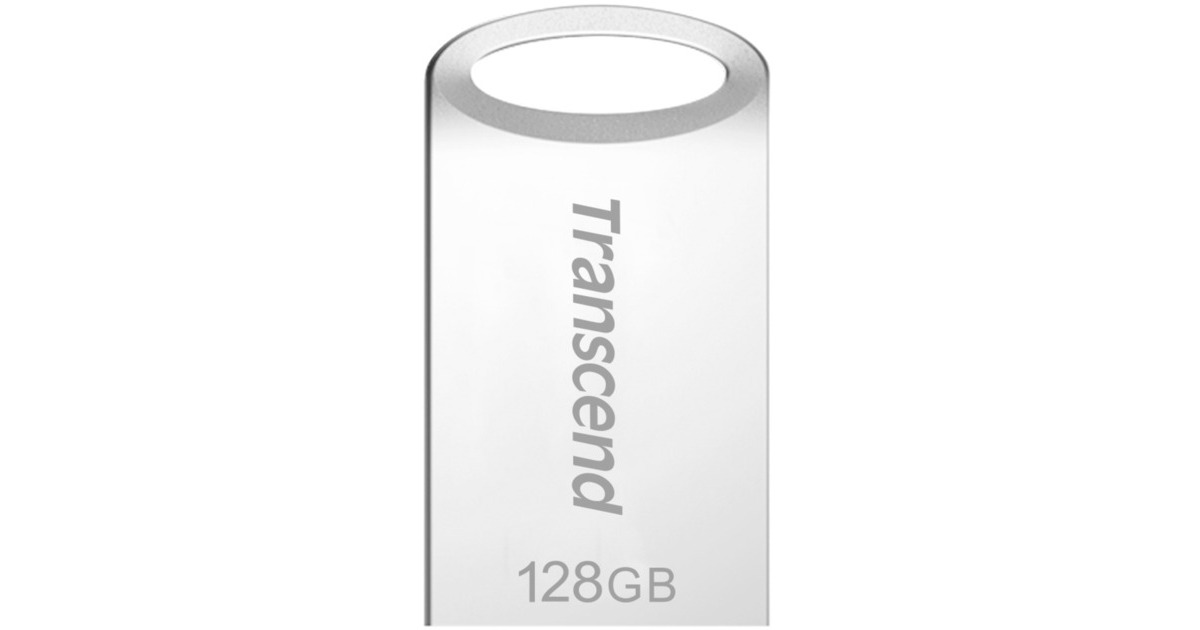 Transcend JetFlash 710S 128 GB, USB-Stick(silber, USB-A 3.2 Gen 1)