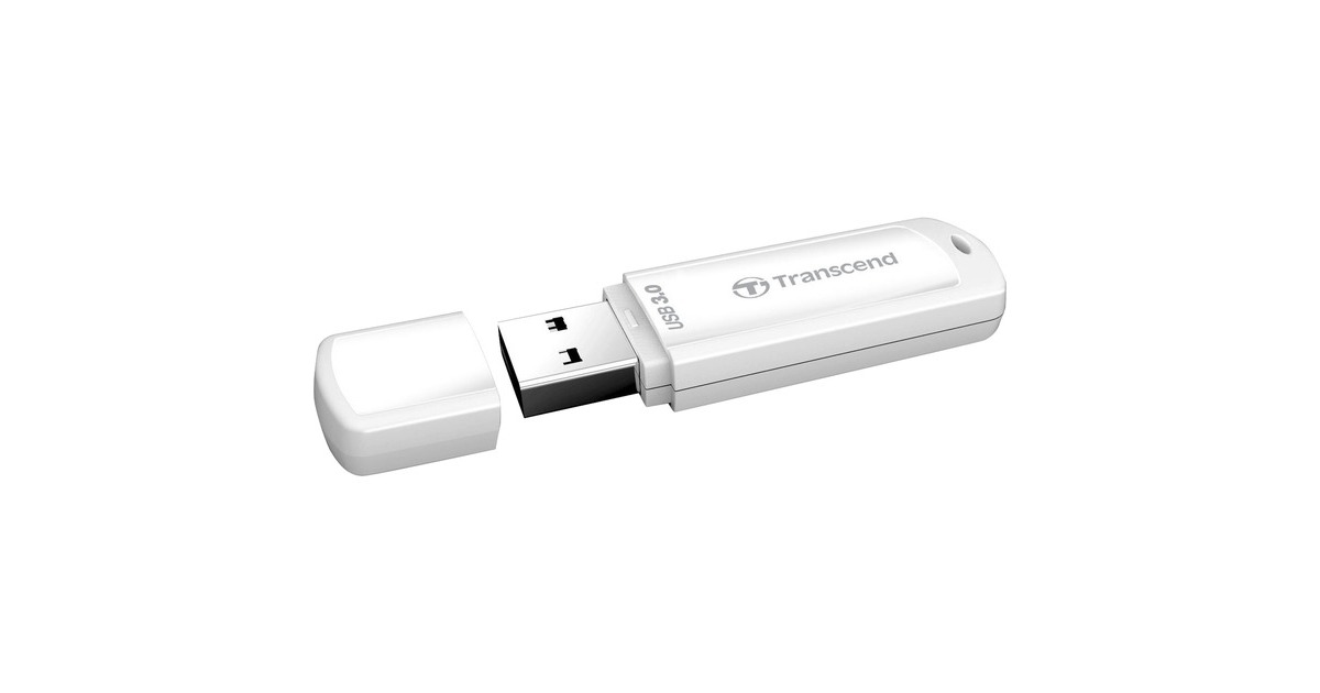 Transcend JetFlash 730 64 GB, USB-Stick(silber, USB-A 3.2 Gen 1)
