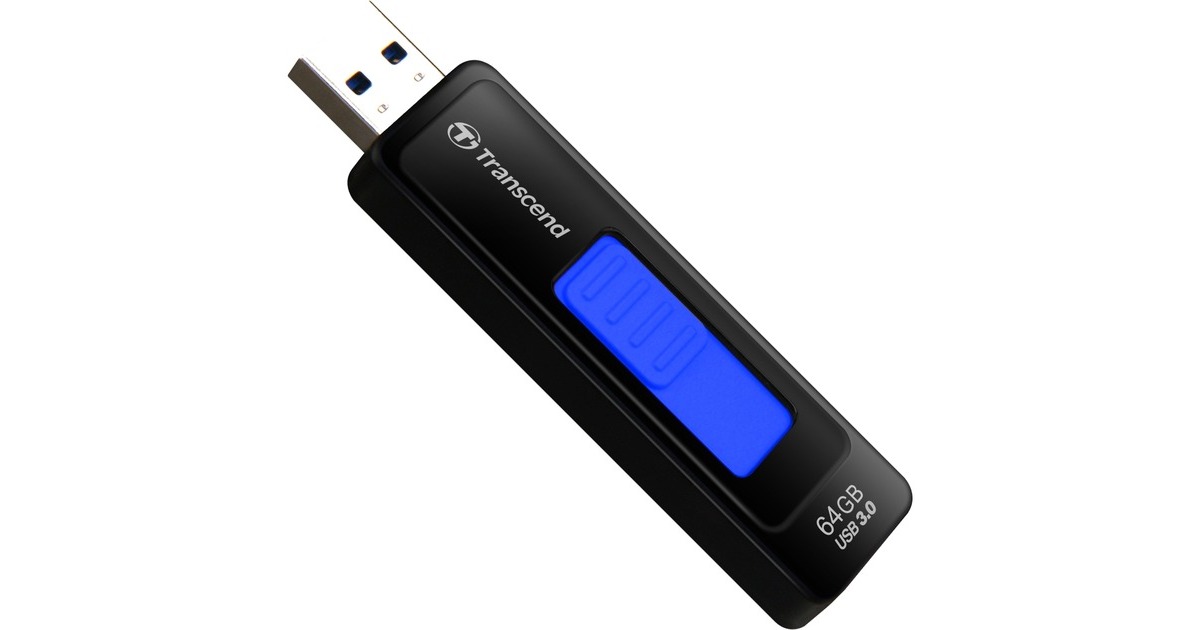 Transcend JetFlash 760 64 GB, USB-Stick(schwarz/rot, USB-A 3.2 Gen1)