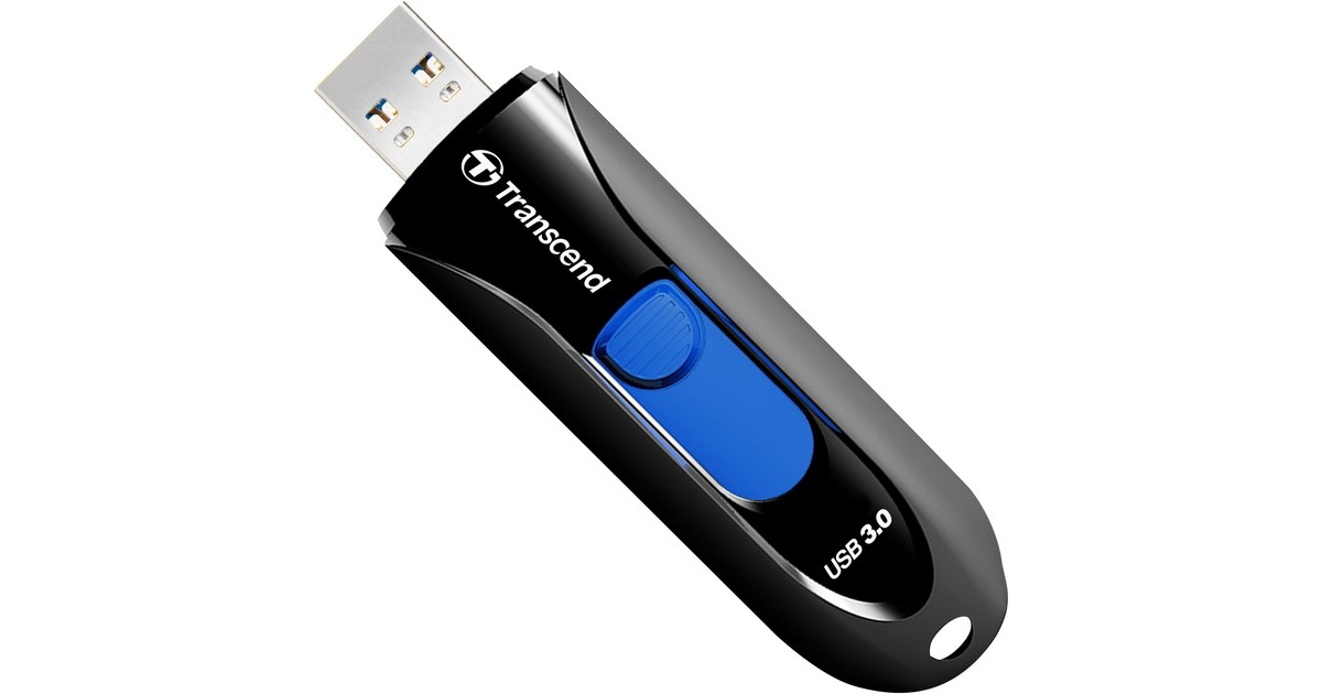 Transcend JetFlash 790K 16 GB, USB-Stick(schwarz/blau, USB-A 3.2 Gen 1)