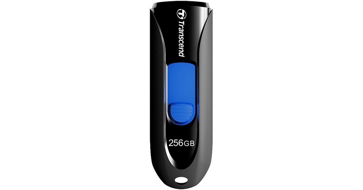 Transcend JetFlash 790K 256 GB, USB-Stick(schwarz/blau, USB-A 3.2 Gen 1)