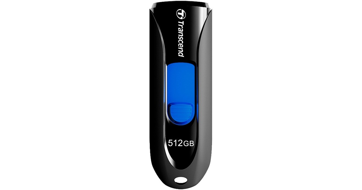 Transcend JetFlash 790K 512 GB, USB-Stick(schwarz/blau, USB-A 3.2 Gen 1)