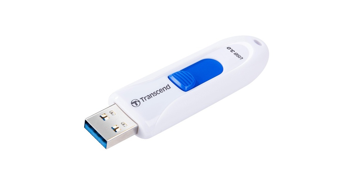 Transcend JetFlash 790W 128 GB, USB-Stick(weiß/blau, USB-A 3.2 Gen 1)