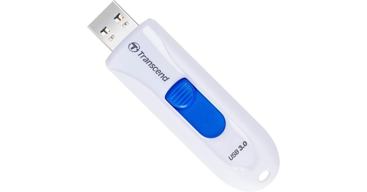 Transcend JetFlash 790W 64 GB, USB-Stick(weiß/blau, USB-A 3.2 Gen 1)