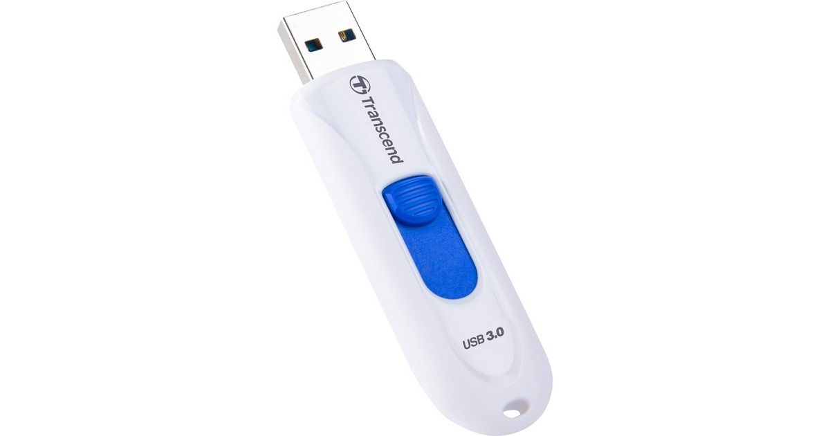 Transcend JetFlash 790W 64 GB, USB-Stick(weiß/blau, USB-A 3.2 Gen 1)