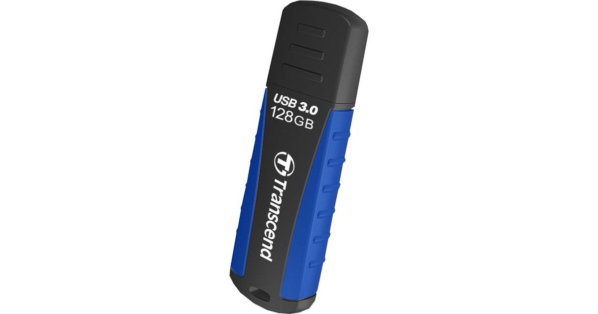 Transcend JetFlash 810 128 GB, USB-Stick(schwarz/blau, USB-A 3.2 Gen 1)