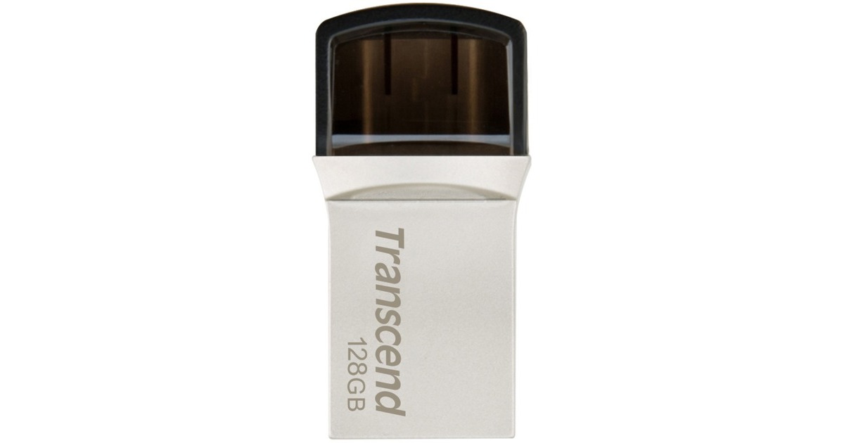 Transcend JetFlash 890 128 GB, USB-Stick(silber)