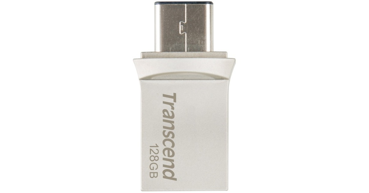 Transcend JetFlash 890 128 GB, USB-Stick(silber)