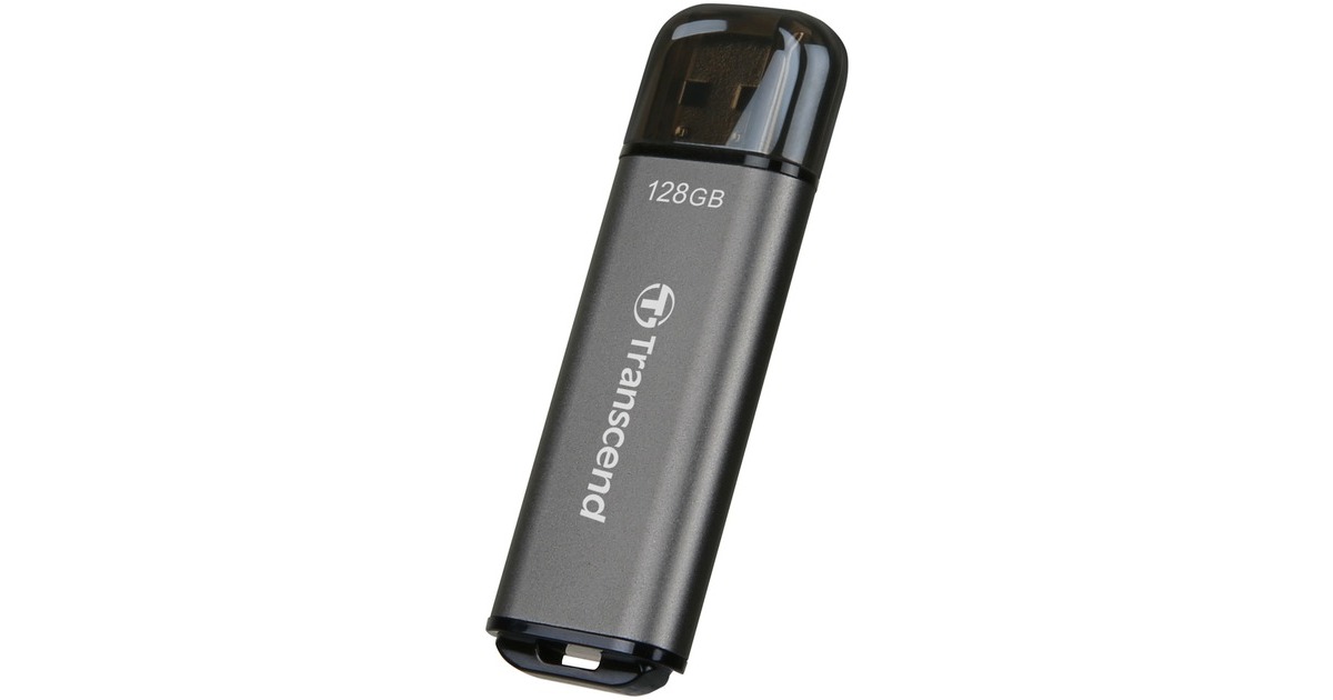 Transcend JetFlash 920 128 GB, USB-Stick(grau, USB-A 3.2 Gen 1)