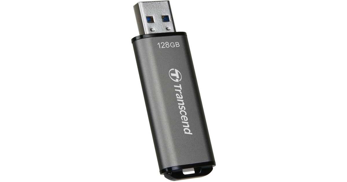 Transcend JetFlash 920 128 GB, USB-Stick(grau, USB-A 3.2 Gen 1)
