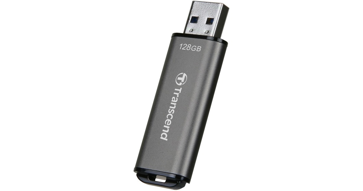 Transcend JetFlash 920 128 GB, USB-Stick(grau, USB-A 3.2 Gen 1)