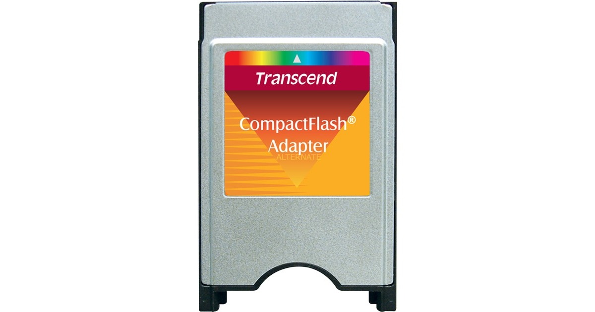 Transcend PCMCIA ATA Adapter für CF-Karten, Kartenleser