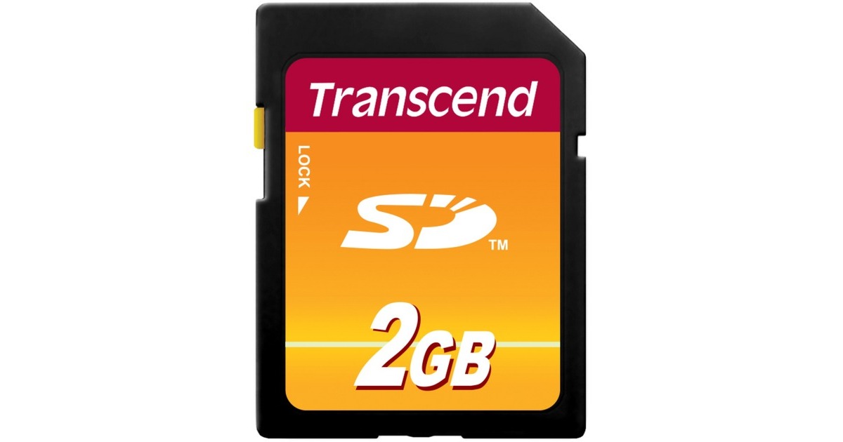 Transcend Secure Digital Card 2 GB, Speicherkarte