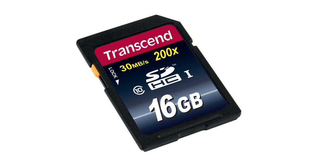 Transcend Secure Digital SDHC Card 16 GB, Speicherkarte(UHS-I U1, Class 10)