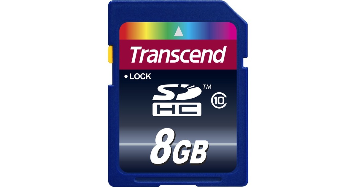 Transcend Secure Digital SDHC Card 8 GB, Speicherkarte(Class 10)