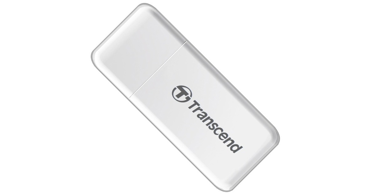 Transcend TS-RDF5W, Kartenleser(weiß, USB-A 3.2 Gen 1)