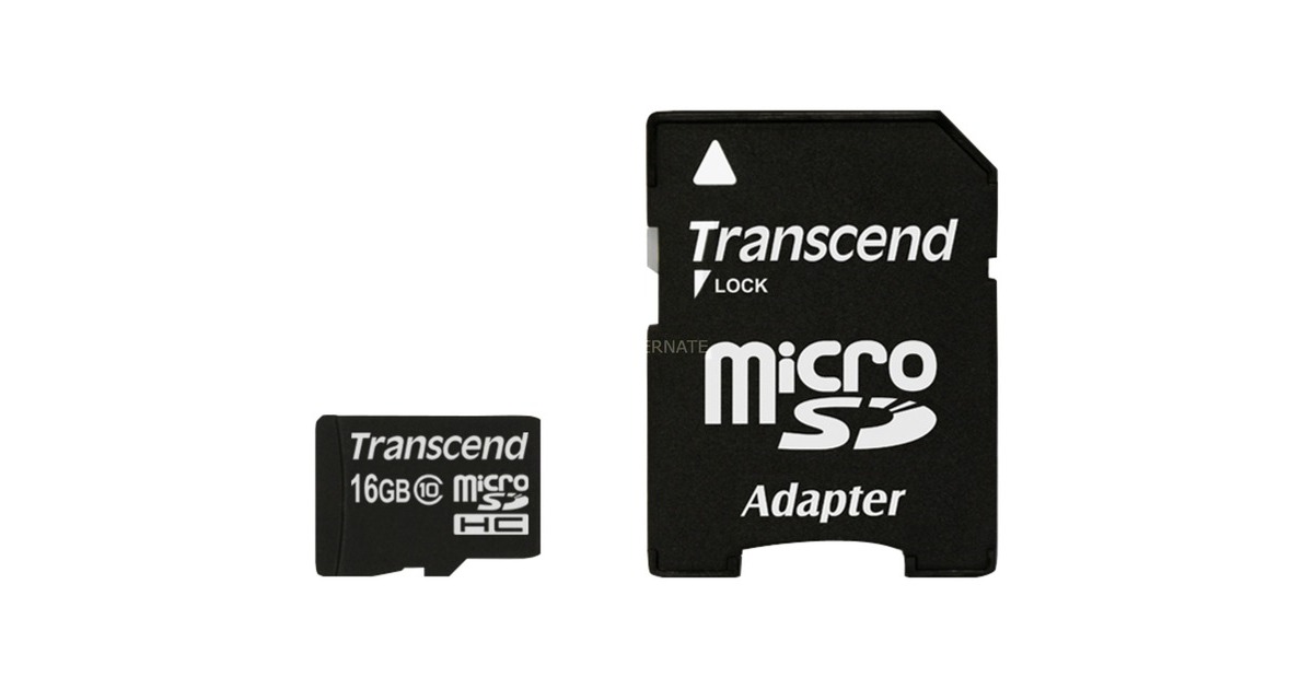 Transcend microSDHC Card 16 GB, Speicherkarte(schwarz, Class 10) Transcend microSDHC Card 16 GB, Speicherkarte(schwarz, Class 10)