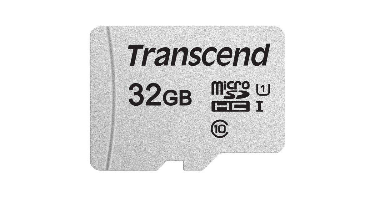 Transcend microSDHC Card32 GB, Speicherkarte(silber, UHS-I U1, Class 10)