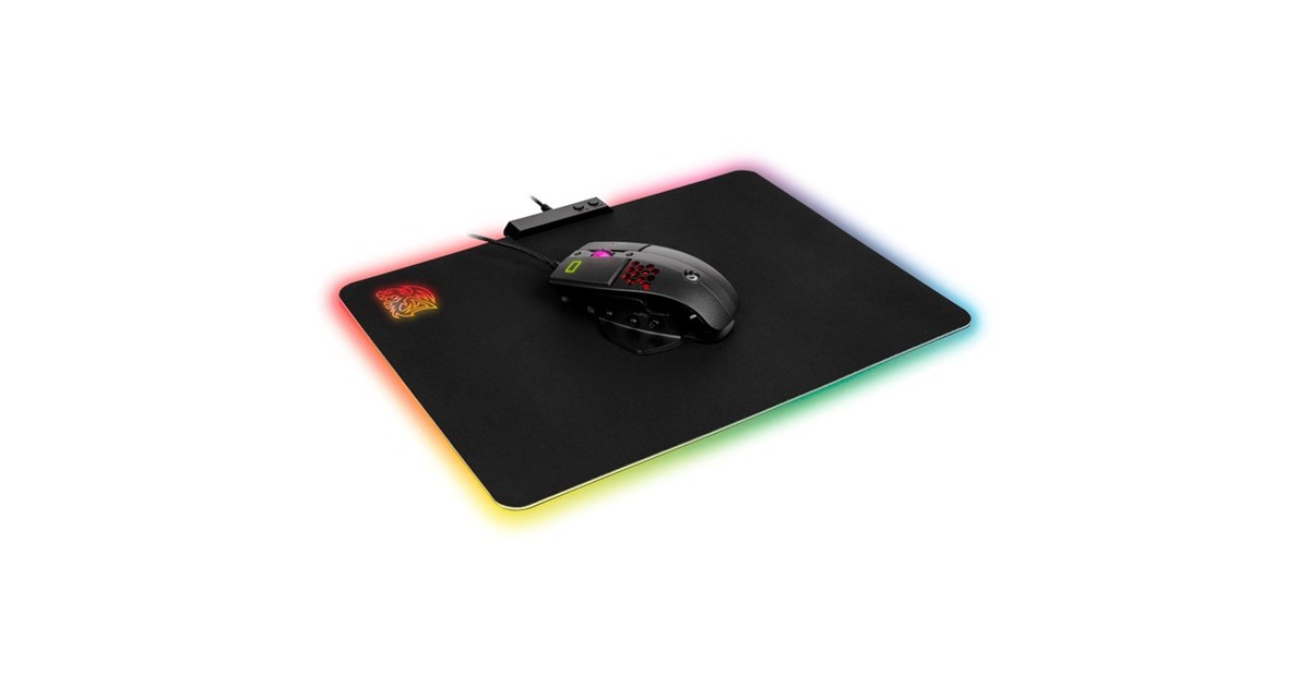 Tt eSPORTS DRACONEM RGB, Gaming-Mauspad(schwarz, Cloth Edition)