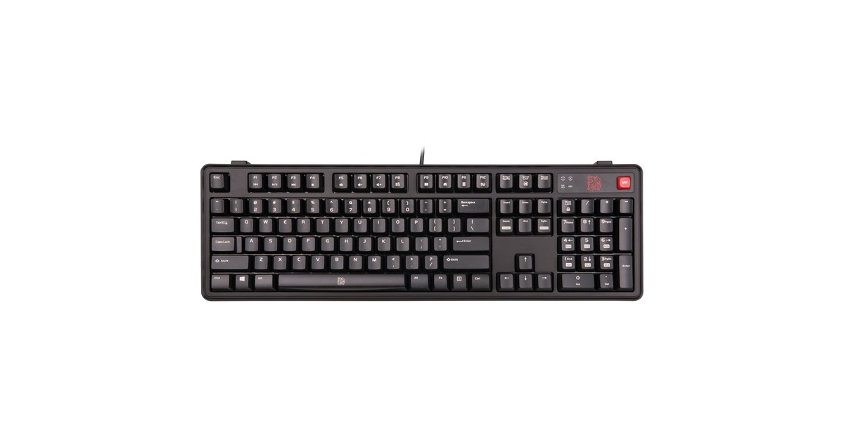 Tt eSPORTS Meka Pro Lite Gaming, Gaming-Tastatur(schwarz, DE-Layout, Cherry MX Blue)