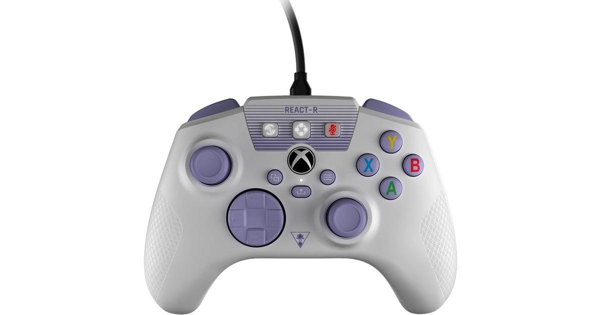 Turtle Beach REACT-R Controller, Gamepad(weiß/violett)