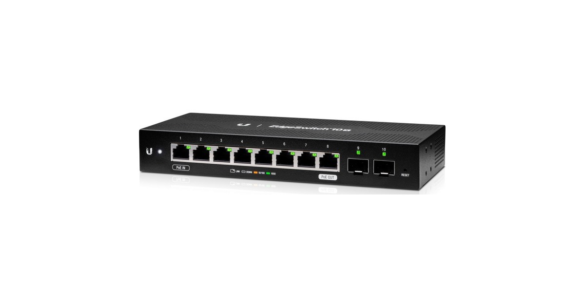 Ubiquiti ES-10X, Switch(schwarz)