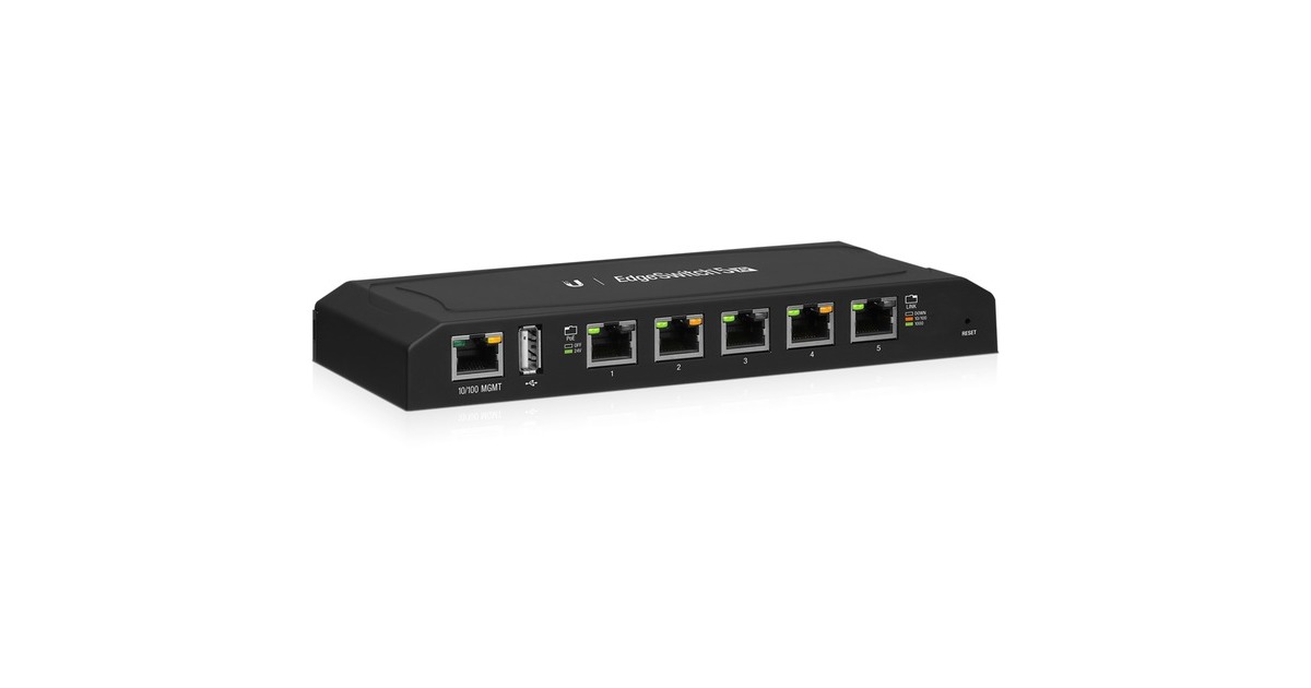Ubiquiti ES-5XP, Switch(schwarz)