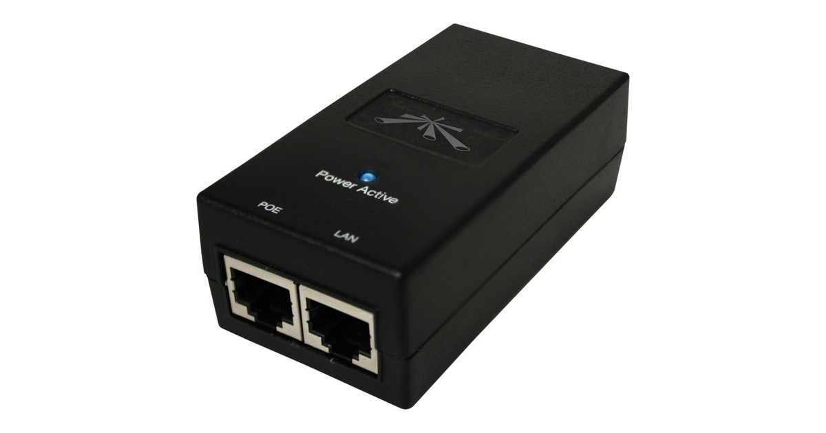 Ubiquiti POE-15-12W, PoE-Injektor(schwarz, Injector)