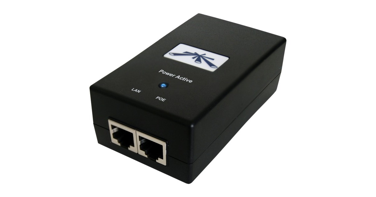 Ubiquiti POE-48-24W, PoE-Injektor(schwarz)