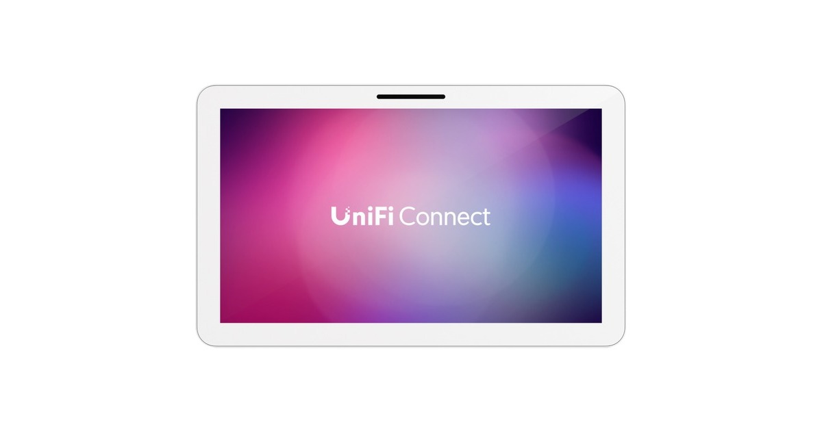 Ubiquiti UniFi Connect Display(55 cm (21.5 Zoll), weiß, FullHD PoE++ Touchscreen designed für UniFi Connect)