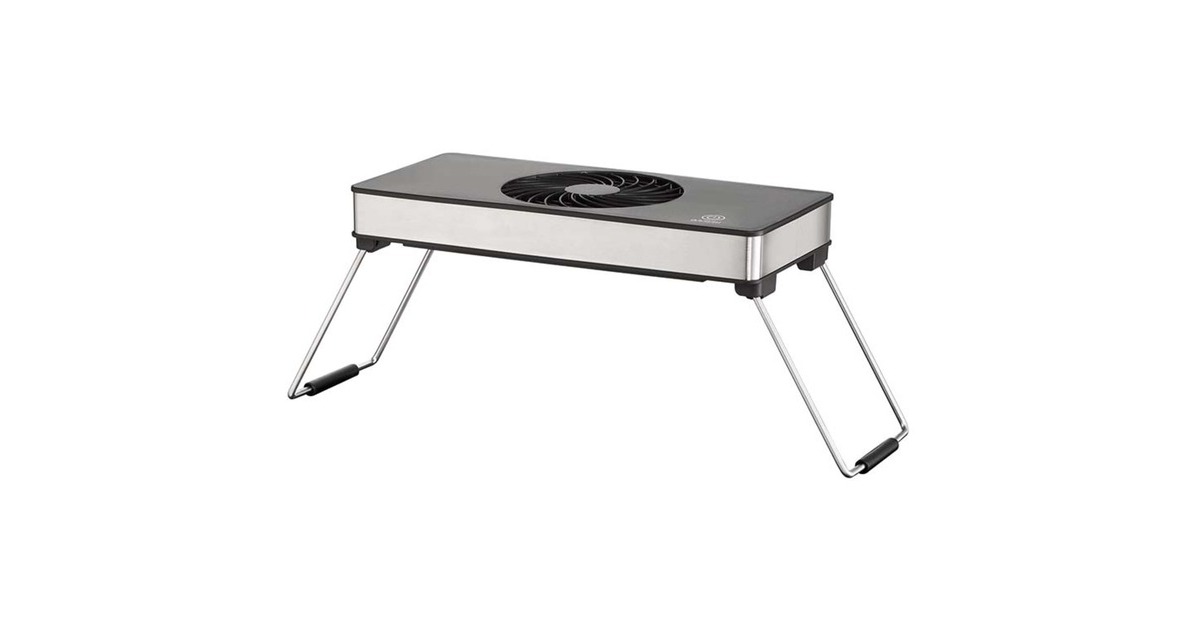 Unold Abzugshaube Smokeless 487001, Dunstabzugshaube(schwarz/edelstahl, für Raclette)