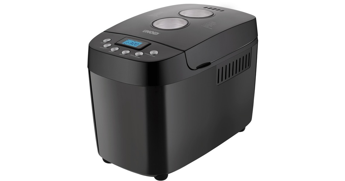 Unold Backmeister Big Black, Brotbackautomat(schwarz, 850 Watt, für Brote bis 1,5kg)