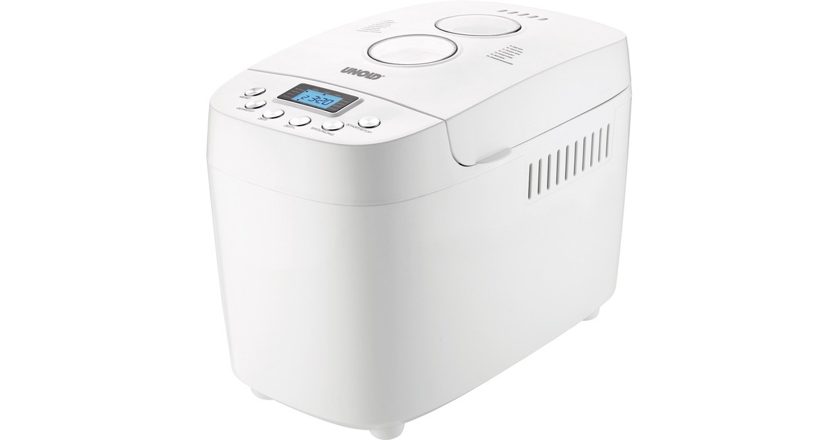 Unold Backmeister Big White, Brotbackautomat(weiß, 850 Watt, für Brote bis 1,5kg)