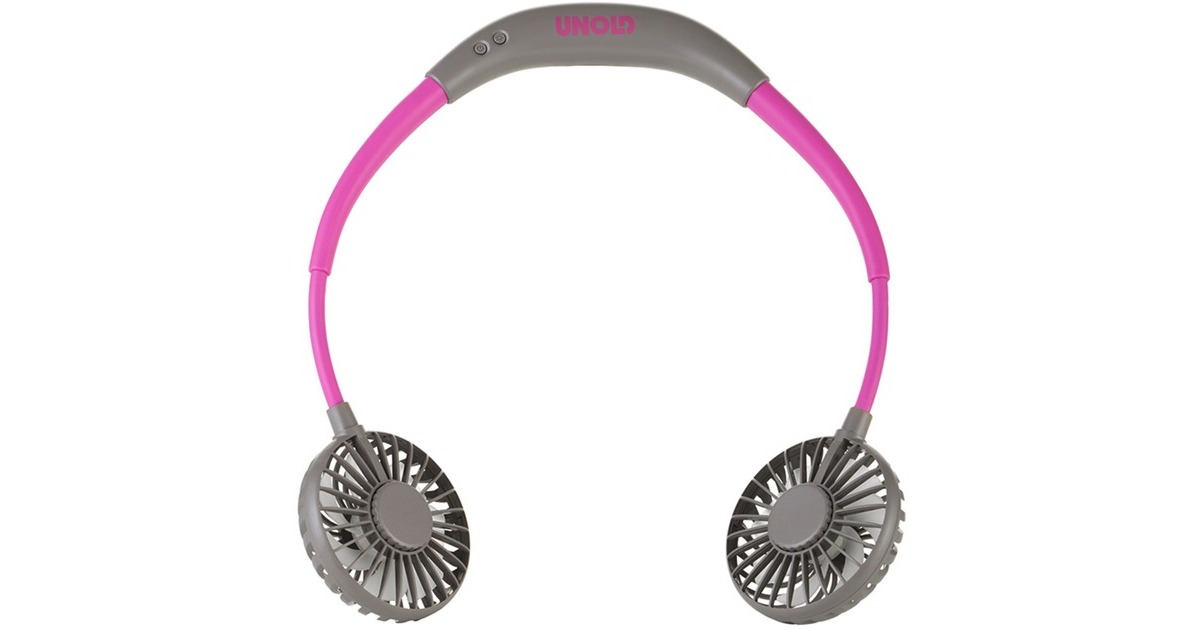Unold Breezy, Ventilator(violett/grau, Nackenventilator )