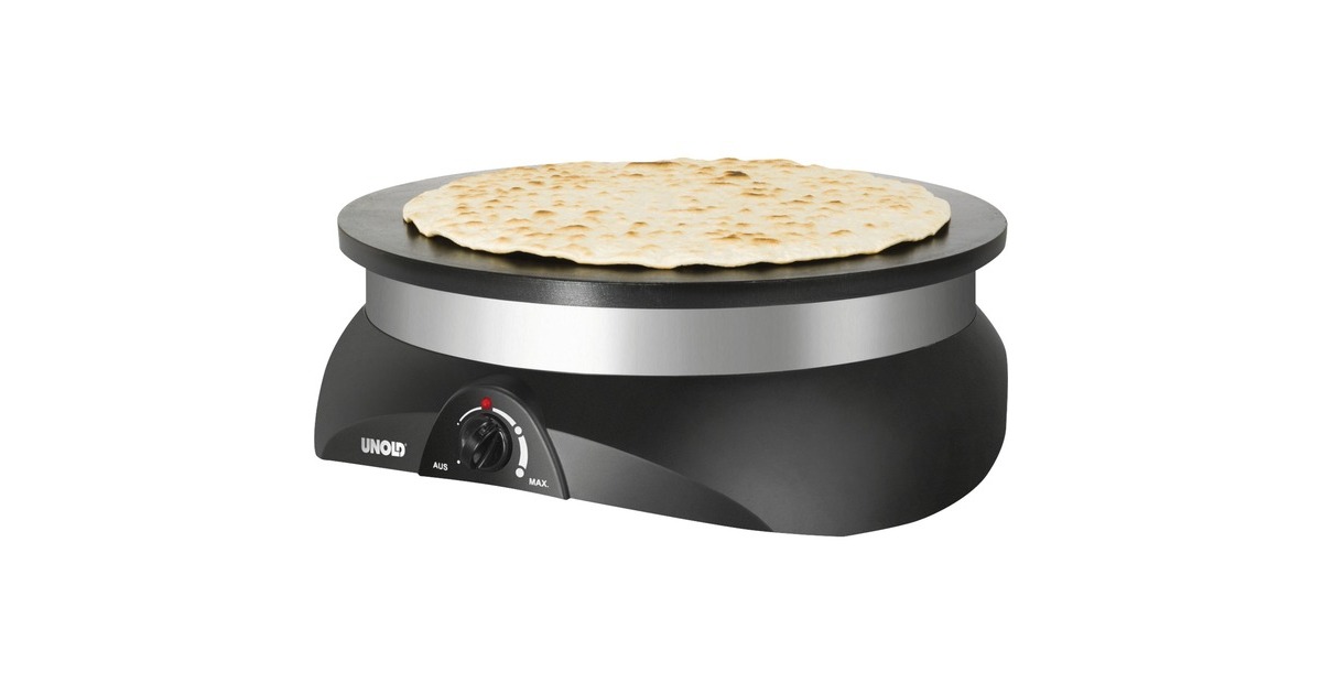 Unold Crêpesmaker Profi 48155(schwarz/edelstahl)