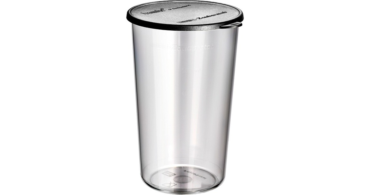 Unold ESGE-Zauberstab Mixbecher mit Deckel(transparent, Inhalt 0,6 Liter, für Stabmixer)