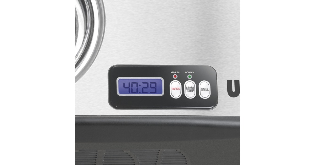 Unold Eismaschine 48806 Cortina(silber/schwarz)