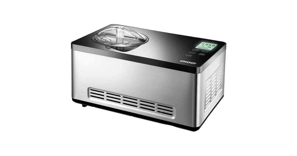 Unold Eismaschine Gusto 48845(edelstahl/schwarz)