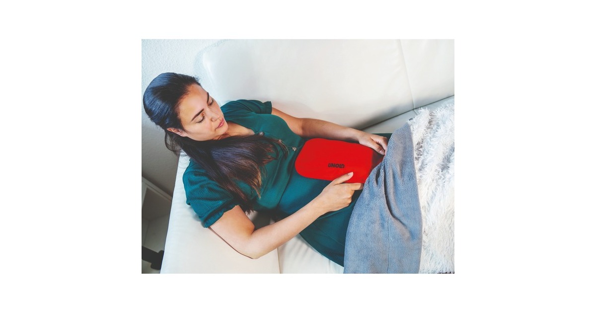 Unold Elektrische Wärmflasche Wärmi, Heizkissen(rot)