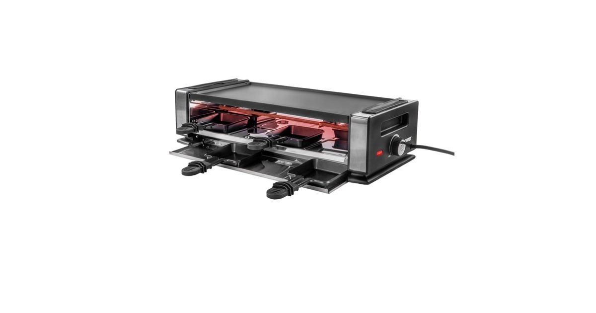 Unold Finesse Basic 48730bk/ed, Raclette(schwarz/edelstahl)