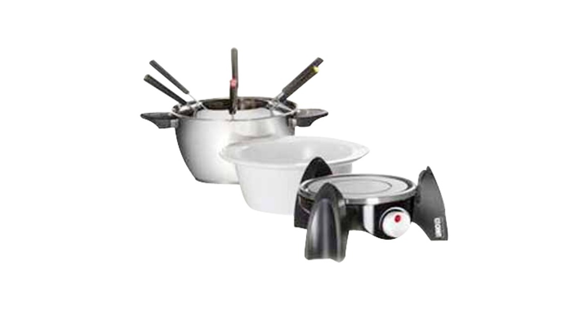 Unold Fondue-Set für 6 Personen(edelstahl/schwarz, Retail)