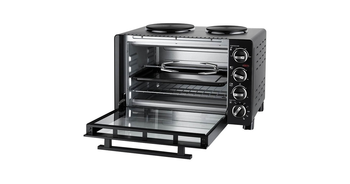 Unold Kleinküche All in One 68885, Mini-Backofen(schwarz)