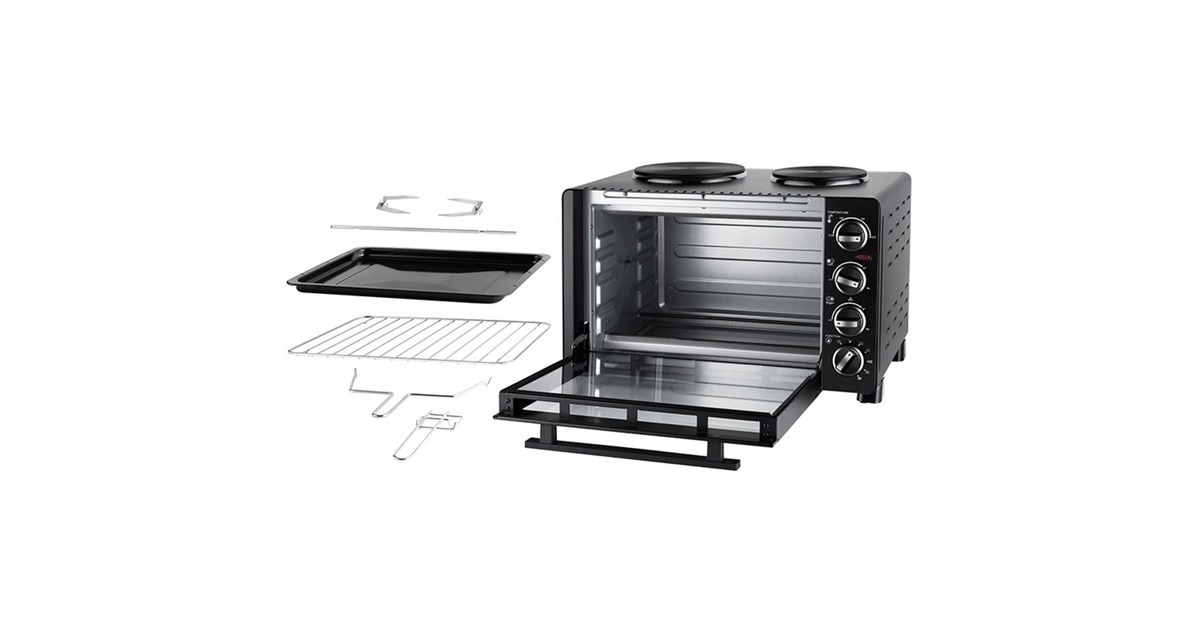 Unold Kleinküche All in One 68885, Mini-Backofen(schwarz)