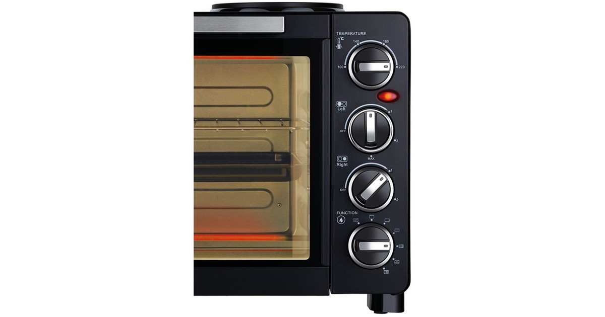 Unold Kleinküche All in One 68885, Mini-Backofen(schwarz)