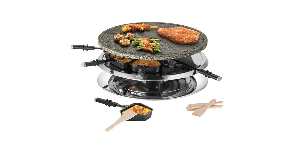 Unold Multi 4-in-1 48726, Raclette(schwarz/edelstahl)