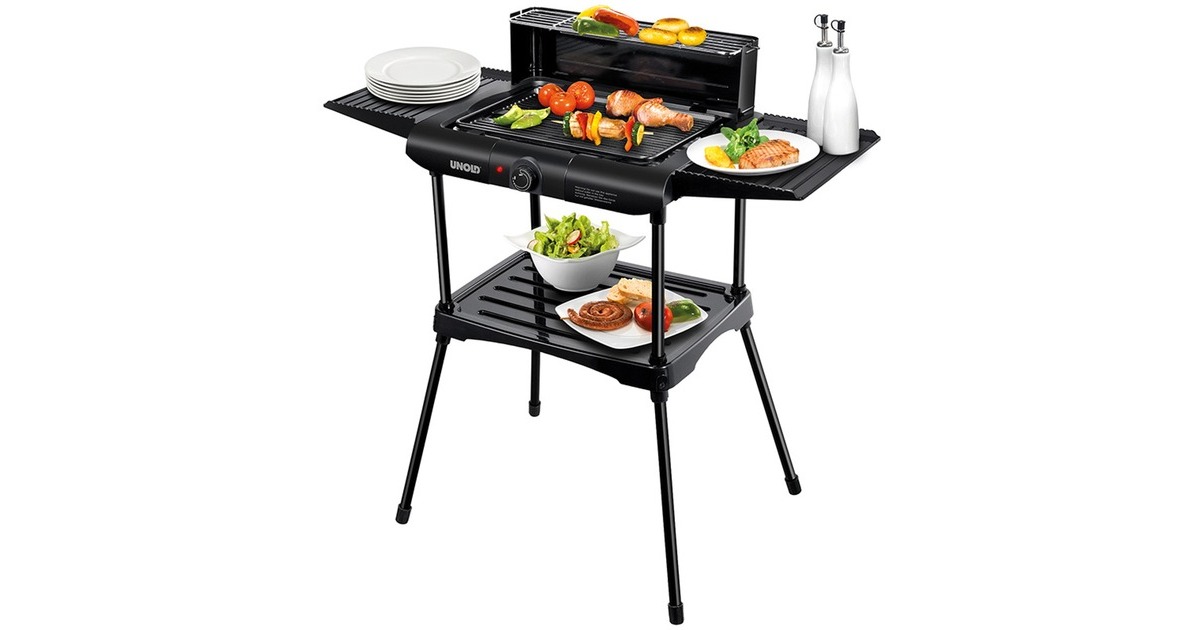 Unold Standgrill 58565, Elektrogrill(schwarz, 1.600 Watt)